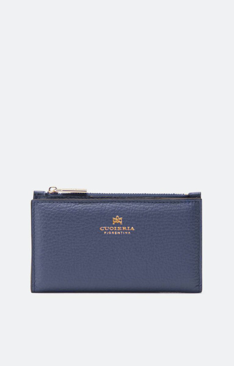Dámská kožená peněženka Velvet | jeanově modrá - CUOIERIA FIORENTINA